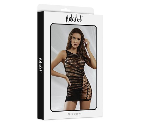 Ilona Bodystocking de Rejilla Patrón Vertical