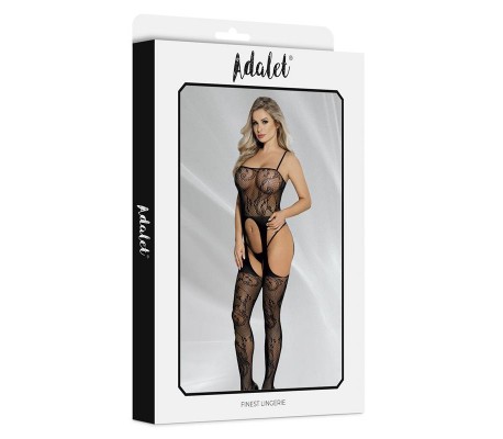 Lilly Bodystocking con Liguero Abierto