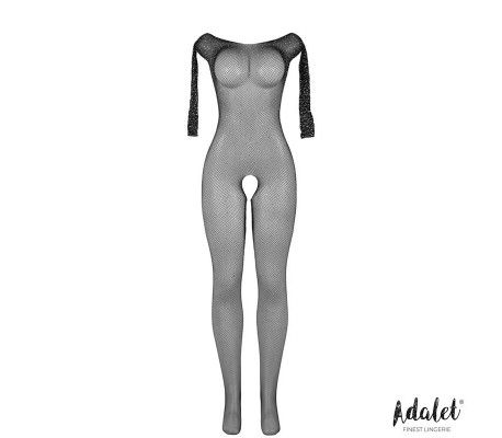 Maty Bodystocking Entepierna Abierta con Brillantes