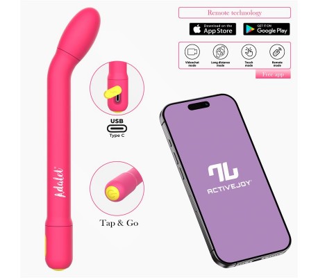Gently Estimulador Punto G con APP Rosa