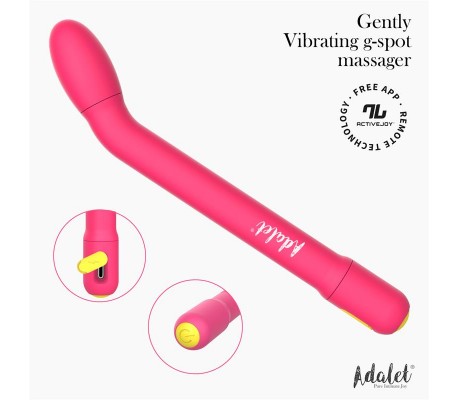 Gently Estimulador Punto G con APP Rosa
