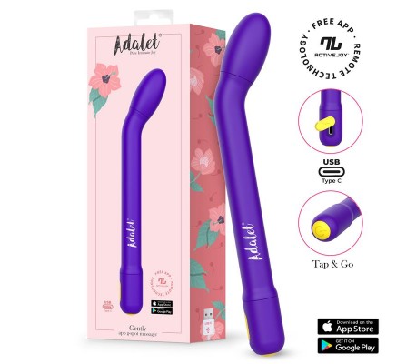Gently Estimulador Punto G con APP Purpura