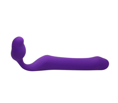 Queens L Dildo Strap-On sin Tirantes Silicona Púrpura Oscuro