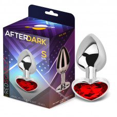 Plug Anal Joya de Corazón Red Scarlet Talla S