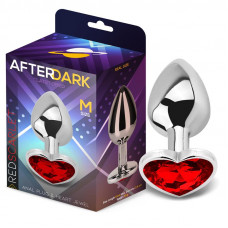 Plug Anal con Joya de Corazón Red Scarlet Talla M