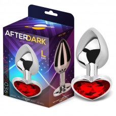 Plug anal Base Corazón Red Scarlet Talla L