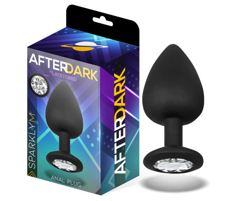 Sparkly Plug Anal Silicona Talla M 8 cm x 3.5 cm