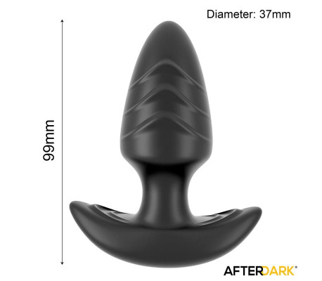 Frank Plug Anal con Vibración y Rotación 360º y Control Remoto