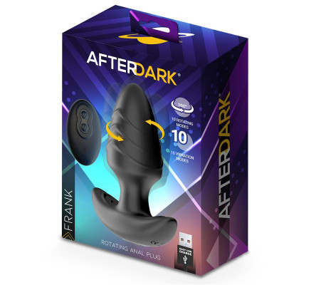 Frank Plug Anal con Vibración y Rotación 360º y Control Remoto