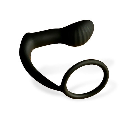 Carnelian Plug Anal con Vibración y Anillo para el Pene