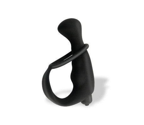 Iuterp Plug Anal con Vibración y Anillo para el Pene