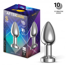 Dimpor Plug Anal Cromado con Vibración USB Magnético Talla S