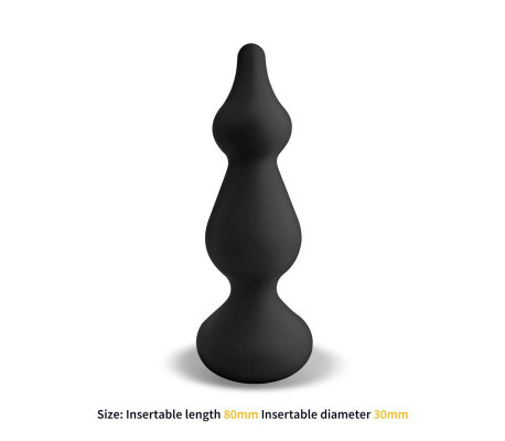 Tendax Plug Anal Silciona 8 cm x 3 cm