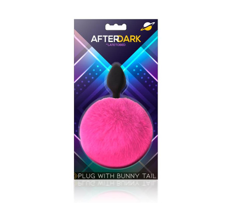 Plug Anal con Pompón Rosa Talla S