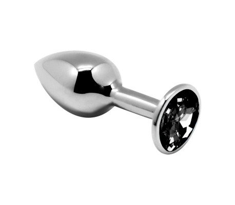 Plug Anal con Joya Negro Talla L
