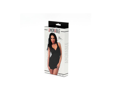 Rimba Amorable Vestido Sexy Color Negro Talla Única
