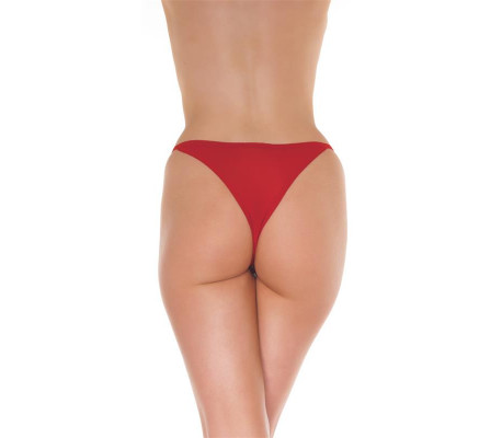 Rimba Amorable Tanga Abierto Color Rojo Talla Única