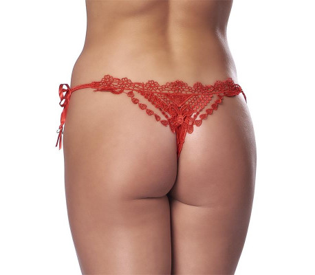 Tanga Fantasía Rojo Talla Unica
