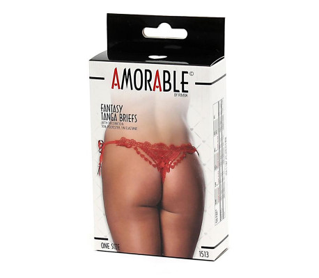Tanga Fantasía Rojo Talla Unica