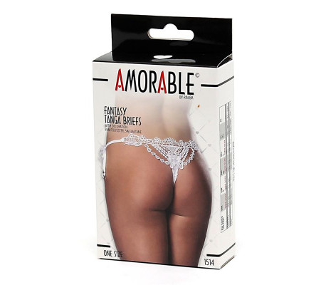 Tanga Fantasía Blanco Talla Unica