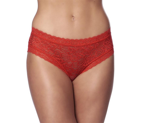 Braguitas Ancha Tipo Corset Rojas Talla Única