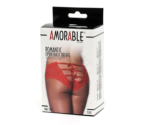 Braguitas Ancha Tipo Corset Rojas Talla Única