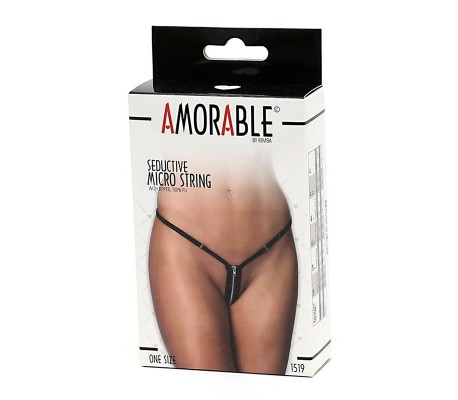 Micro Tanga con Cremallera Talla Unica