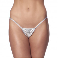 Micro Tanga Plateado Talla Unica