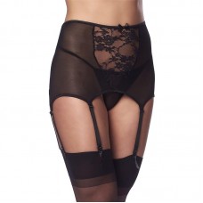 Liguero Ancho con Tanga Negros
