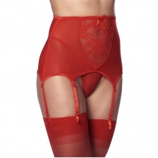 Liguero Ancho con Tanga Rojos