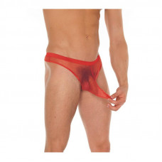 Tanga Rejilla Rojo Talla Única