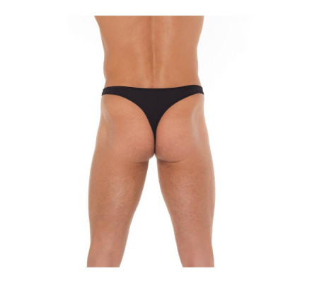 Tanga Negro con Hebilla Talla Única
