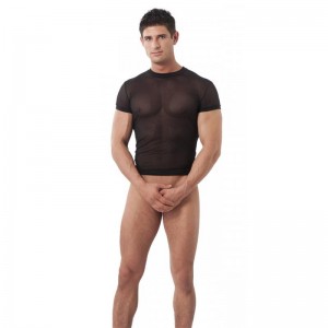 Camiseta Rejilla Negro