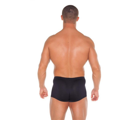 Pantalones Cortos con 2 Cremalleras Negro Talla Unica