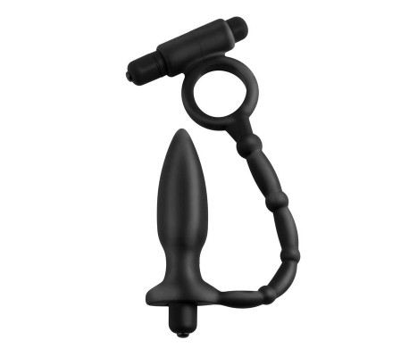 Anal Fantasy Collection  Ass-Kicker with Cockring - Color Negro