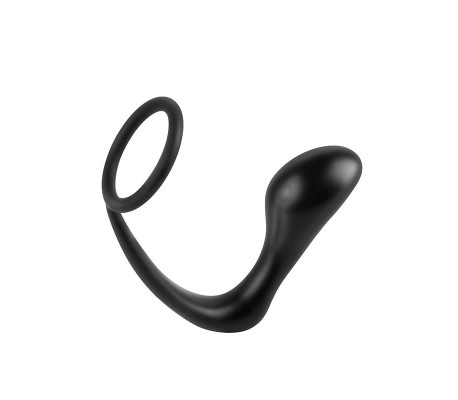 Estimulador Anal Ass-Gasm Cockring Plug  - Color Negro