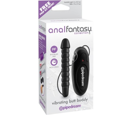 Estimulador Anal con Vibración Butt Buddy Negro