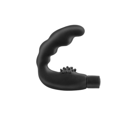 Estimulador Anal con Vibración Color Negro