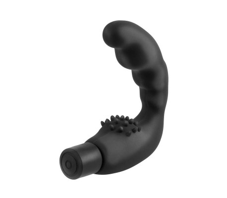 Estimulador Anal con Vibración Color Negro