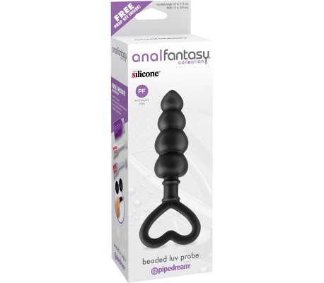 Estimulador Anal Beaded Luv Probe Negro