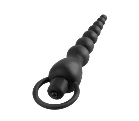 Cadena Anal Elite Power Beads Negro
