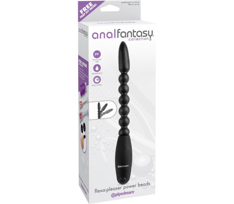 Anal Fantasy Collection  Flexa  Pleaser Power Beads - Color Negro