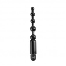 Cadena Anal Power Beads para Principiantes - Color Negro