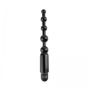 Cadena Anal Power Beads Negro