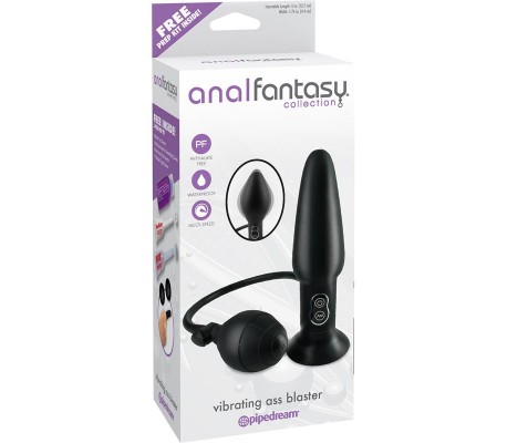 Plug Anal con Vibración Color Negro