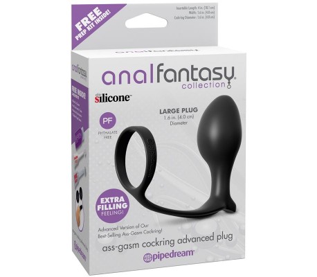 Plug Anal Ass-Gasm Advanced Plug Negro