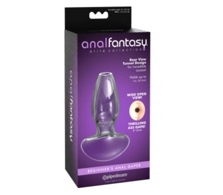 Plug Anal para Principiantes Anal Gaper Transparente
