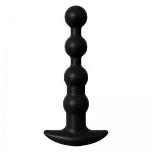Cadena Anal con Vibración Negro
