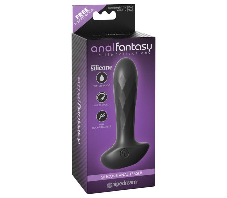 Estimulador Anal Silicona 11.9 cm