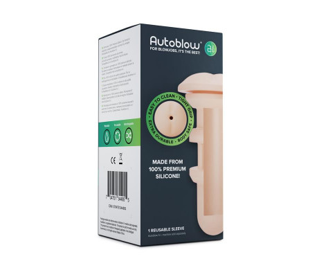 Manga Silicona de Ano para Autoblow A.I.